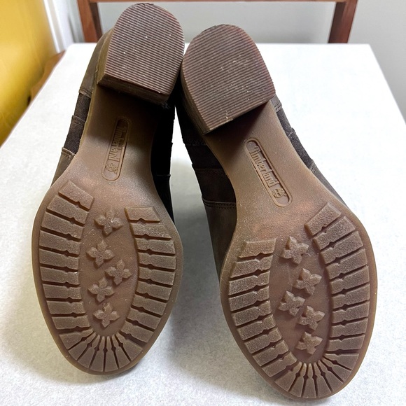 Timberland Brown Ankle Boots Size 6.5 - Picture 4 of 6
